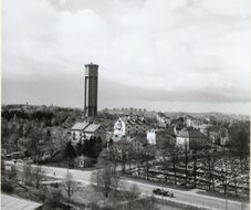 Vattentornet från de Geersgatan 1955